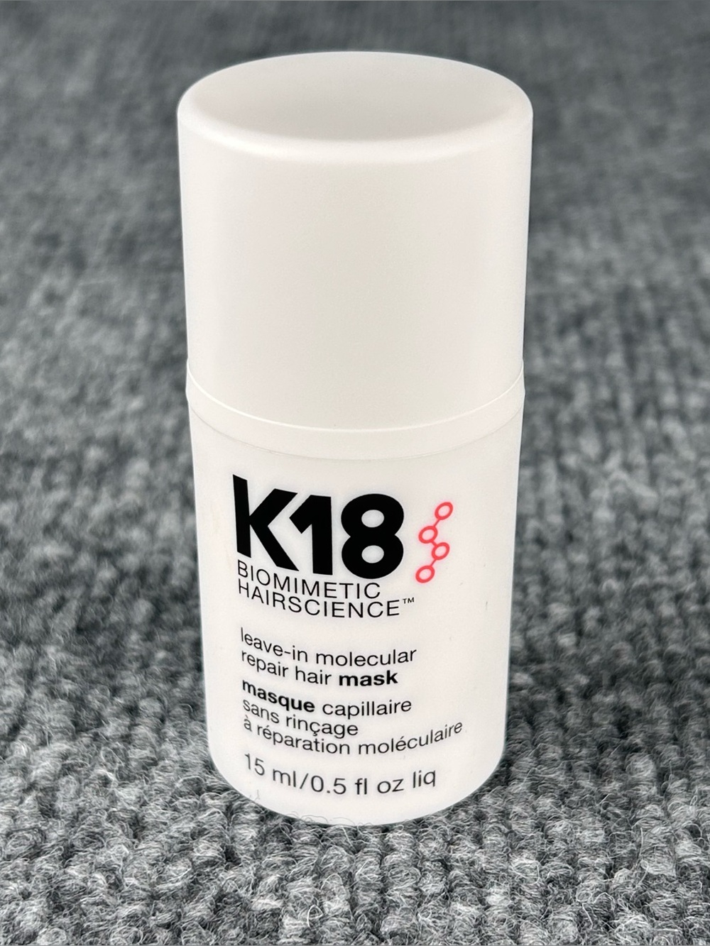 K18 Biomimetic Hairscience Leave-In Molecular Repair Hair Mask 15ml .5 Fl Oz